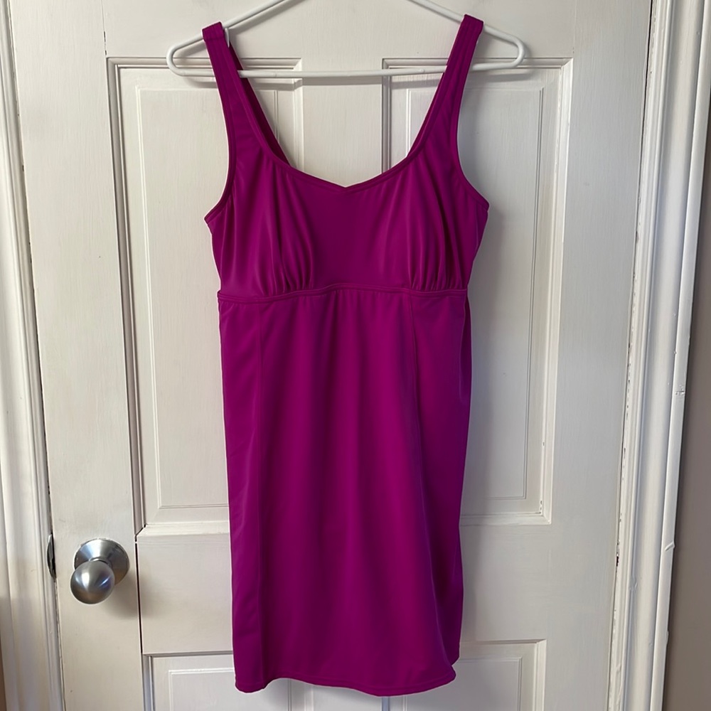 Lands' End One-Piece Swimsuit in Magenta